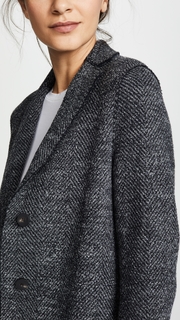 Harris Wharf London Herringbone Coat