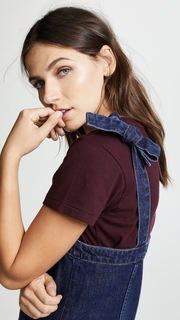 Madewell Denim Button Front Tank Dress