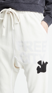 FREECITY Super Fluffy Pocket Sweatpants