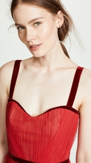 Marchesa Notte Textured Tulle Gown