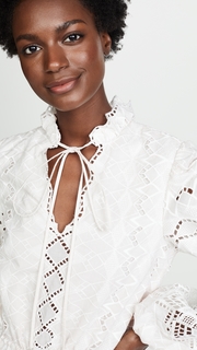 Jonathan Simkhai Diamond Cotton Dress
