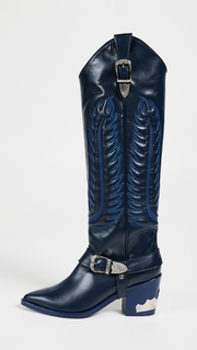 Toga Pulla Tall Buckled Boots