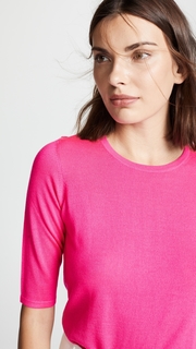 TSE Cashmere 3/4 Sleeve Cashmere Sweater