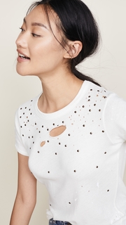 Chaser Gauzy Crew Neck Tee