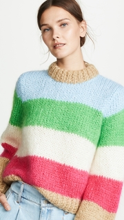 Ganni Juliad Striped Sweater