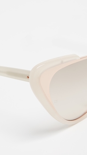 Linda Farrow Luxe Extreme Cat Eye Sunglasses