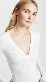 Bailey44 Petula Twist Rib Top