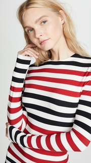 Norma Kamali Spliced Dress