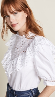 endless rose Mixed Media Blouse