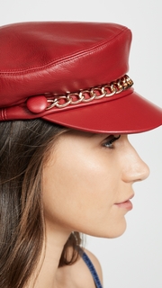 Eugenia Kim Marina Leather Hat
