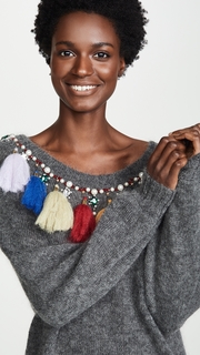 Stella Jean Tassel Sweater Dress