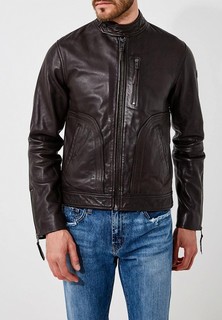 Куртка кожаная Trussardi Jeans