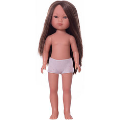 Кукла Vestida de Azul Карлотта брюнетка без чёлки, 28 см