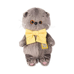 Мягкая игрушка Budi Basa Кот Басик Baby в бантике, 20 см