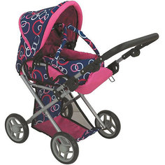 Коляска для кукол Buggy Boom "Infinia" трансформер, синяя
