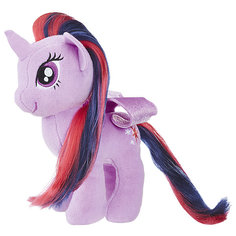 Мягкая игрушка My little Pony "Пони с волосами" Твайлайт Спаркл (Искорка), 16 см Hasbro