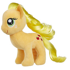 Мягкая игрушка My little Pony "Пони с волосами" Эплджек, 16 см Hasbro