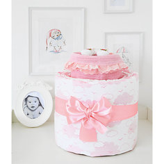 Подарочный набор для новорожденного Baby Nice "Облака" розовый