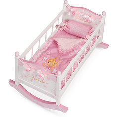 Кроватка-качалка для куклы DeCuevas, серия Мария, 56см