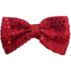 Маскарадный галстук-бабочка "Красный" Magic Time