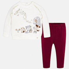 Комплект: толстовка и леггинсы Mayoral для девочки