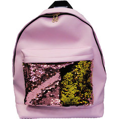 Рюкзак с пайетками Centrum "Хамелеон" розовый