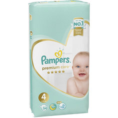 Подгузники Pampers Premium Care Maxi 9-14 кг, размер 4, 54 шт.