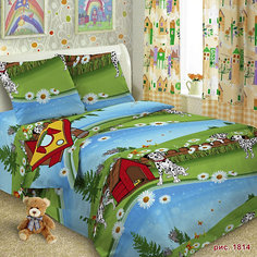 КПБ детский "Letto" Долматинец, нав-ка 50х70, 100% хлопок