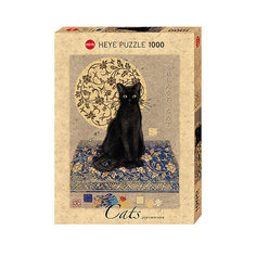 Пазлы HEYE "Черный кот", 1000 деталей, с фольгой