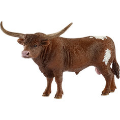 Коллекционная фигурка Schleich "Животные с фермы" Техасский бык Лонгхорн