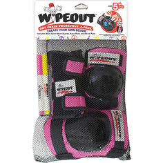 Комплект защиты Wipeout Pink с фломастерами, розовый