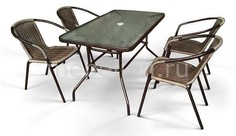 Набор уличный Николь-3B CDC01/CDT016-120х70 Brown Afina