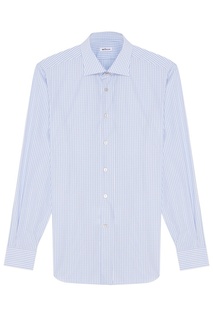 Рубашка в голубую клетку Kiton