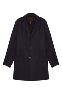 Кашемировое пальто с двойным воротником Kiton