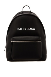 Кожаный рюкзак с логотипом Balenciaga