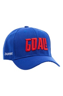 Синяя хлопковая бейсболка с вышивкой Zasport