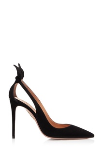 Черные туфли Deneuve Pump 105 Aquazzura