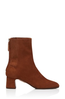Коричневые ботильоны Saint Honoré Bootie 50 Aquazzura