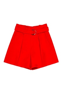 Красные шорты с поясом Claudie Pierlot