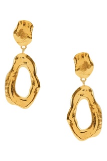 Золотистые серьги-подвески Lili Copine Jewelry