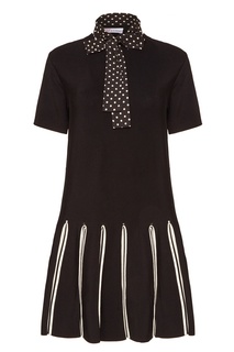 Платье с контрастной отделкой RED Valentino