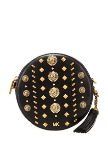 Круглая сумка Crossbodies с заклепками Michael Michael Kors