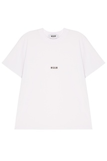 Белая футболка из хлопка Msgm