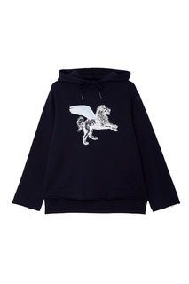 Черный свитшот с принтом Golden Goose Deluxe Brand