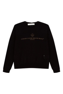 Черный джемпер из шерсти Golden Goose Deluxe Brand