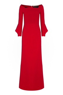 Красное платье на молнии Roland Mouret