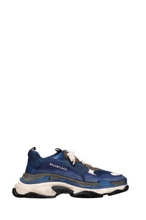 Синие кроссовки Triple S Balenciaga