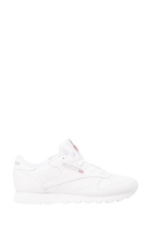Белые кожаные кроссовки Reebok