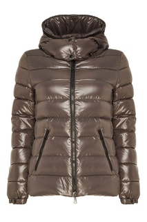 Серая куртка с капюшоном Moncler