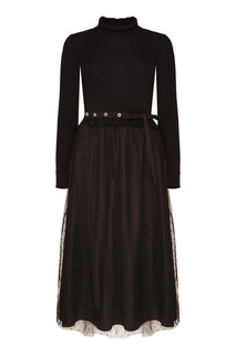 Шерстяное платье с оборками RED Valentino